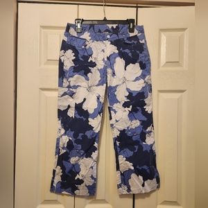 Floral capris